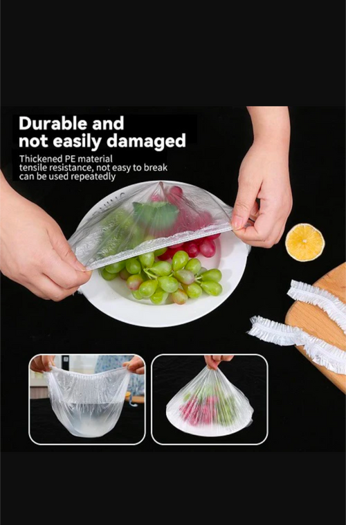 Disposable Food Cover Plastic Shopper Bags
(100 Shopper in 1 Bag)