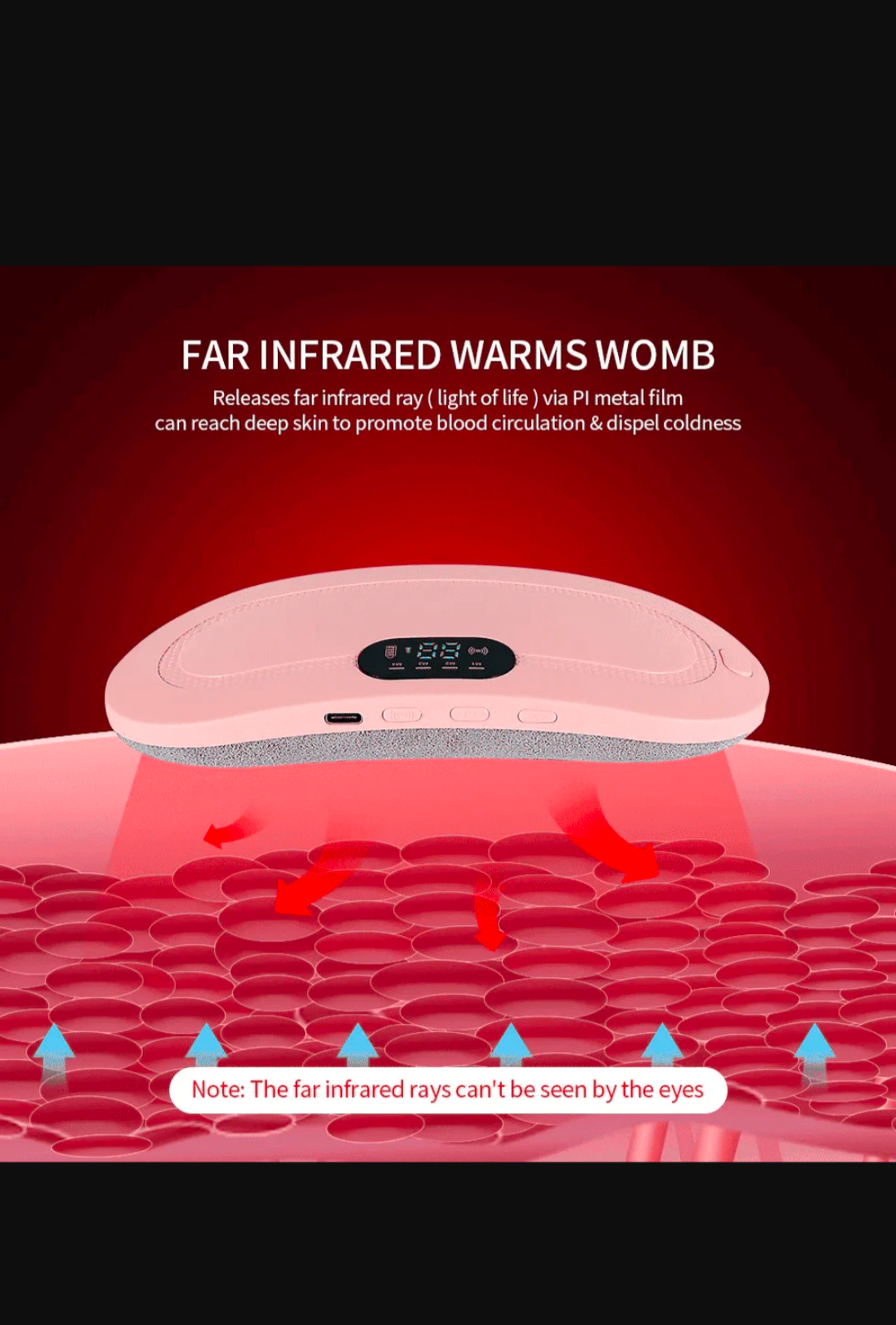 Menstrual Period Heating Pad for Cramps Massage