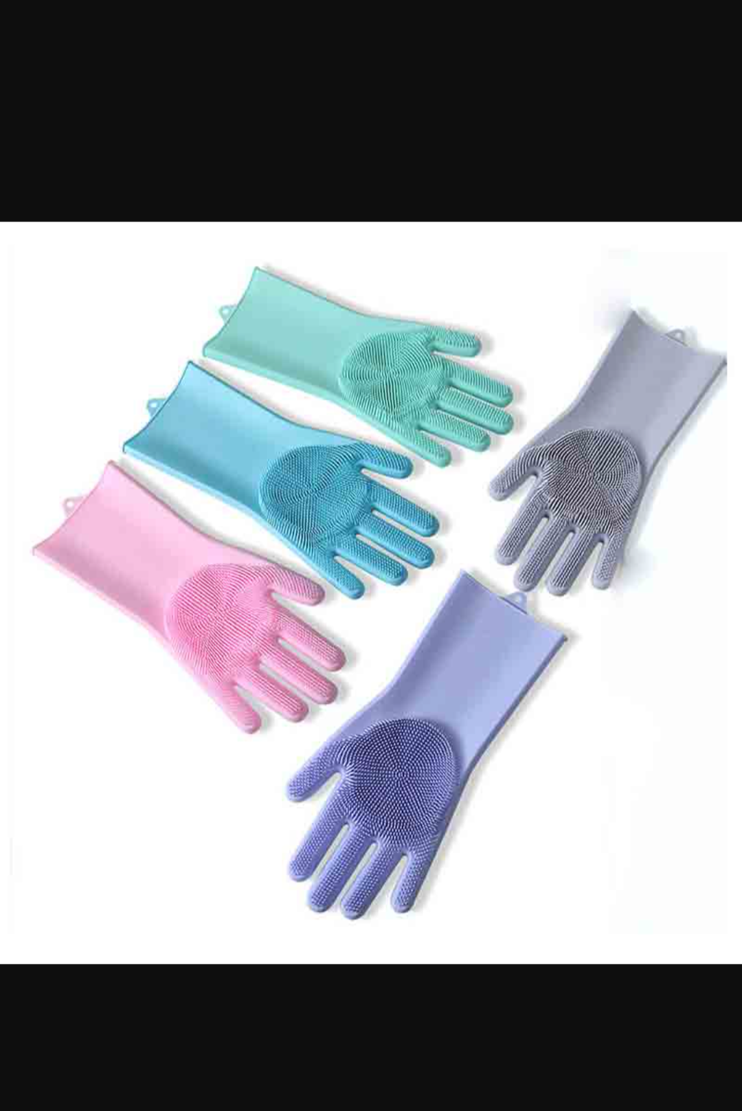 High Quality Silicone Dish Washing Kitchen Hand Gloves