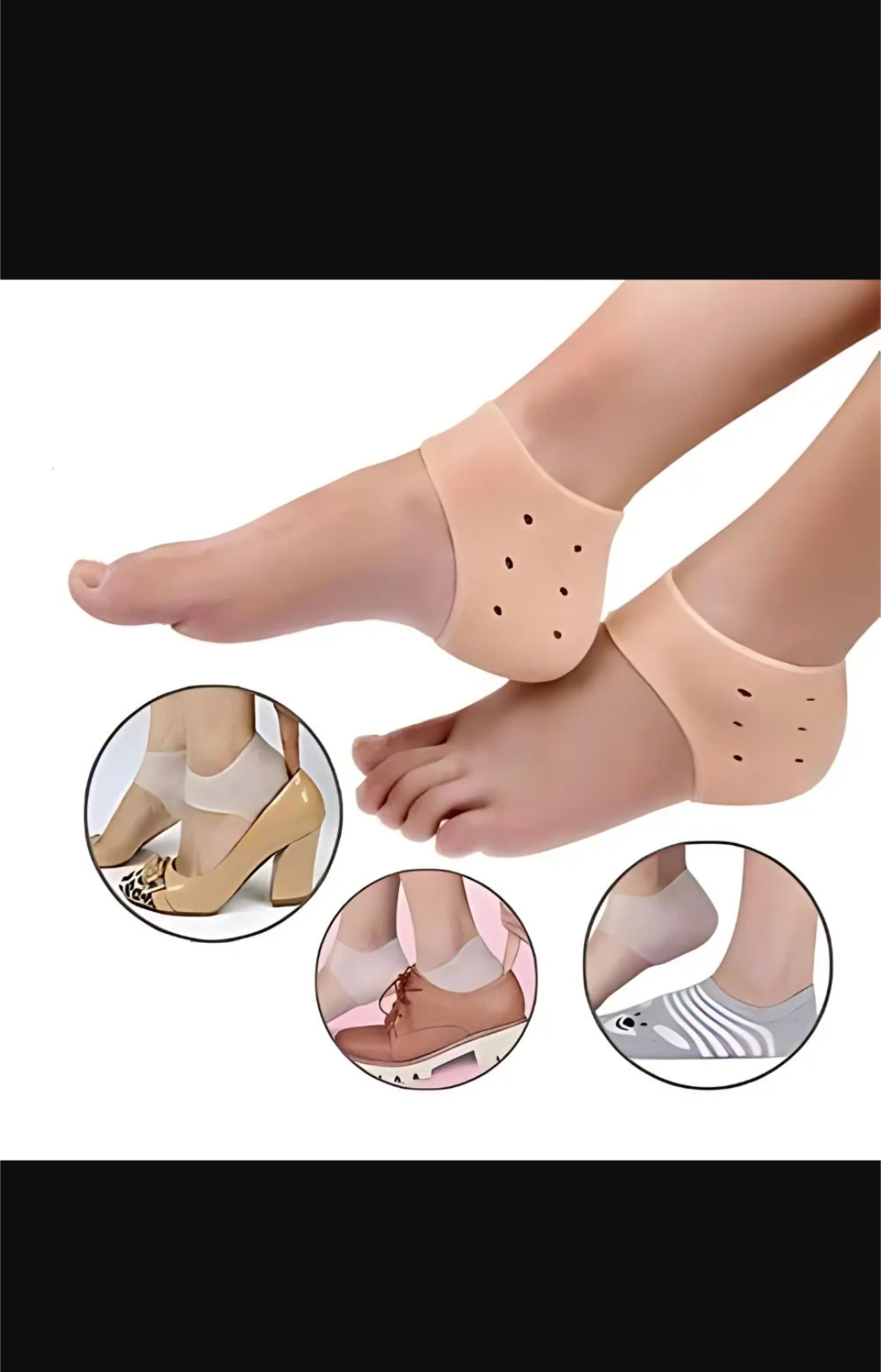 Silicone Heel Anti Crack Set