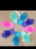 High Quality Silicone Dish Washing Kitchen Hand Gloves